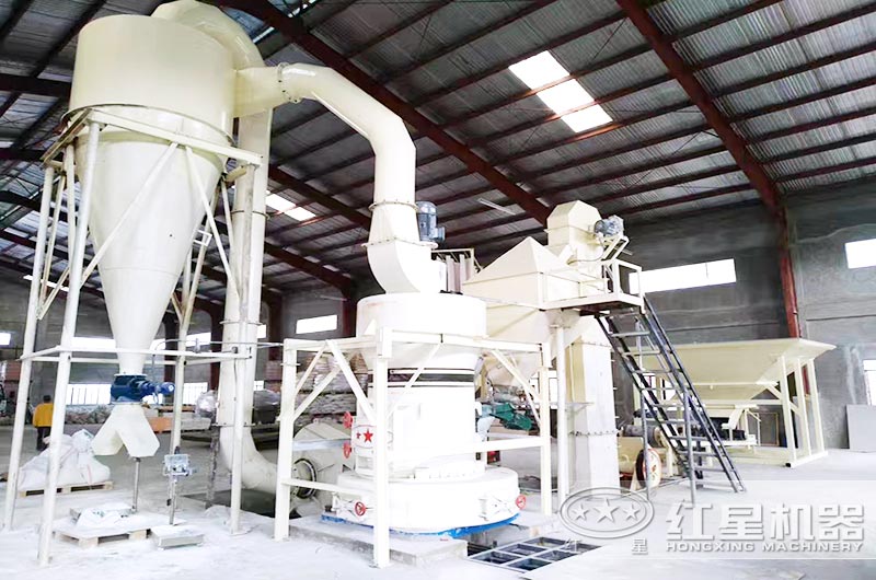 石料磨粉機(jī)配置收塵裝置，環(huán)保節(jié)能